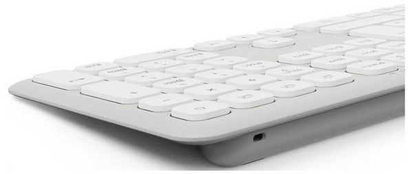Produktbild: Hama Multi-Device-Tastatur-Maus-Set "WKM-550", kabellos, Funk/BT, WS, QWERTZ DE Kabellos Tastatur, Maus-Set Deutsch, QWERTZ Grau, Wei&szlig;