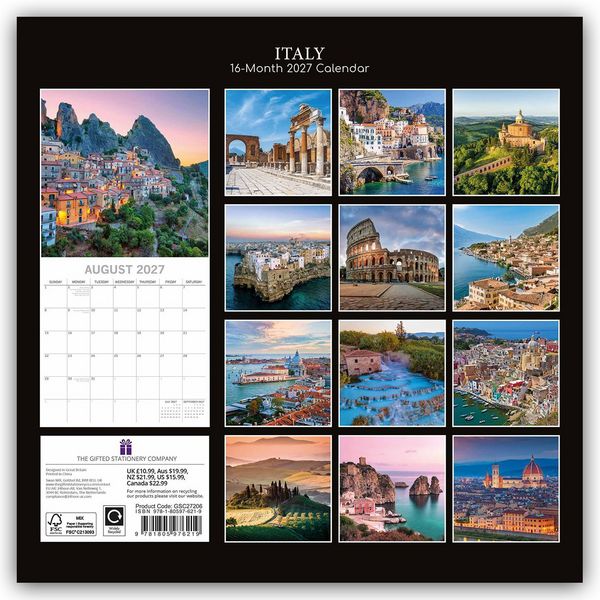 Produktbild: Italy &ndash; Italien 2027 &ndash; 16-Monatskalender