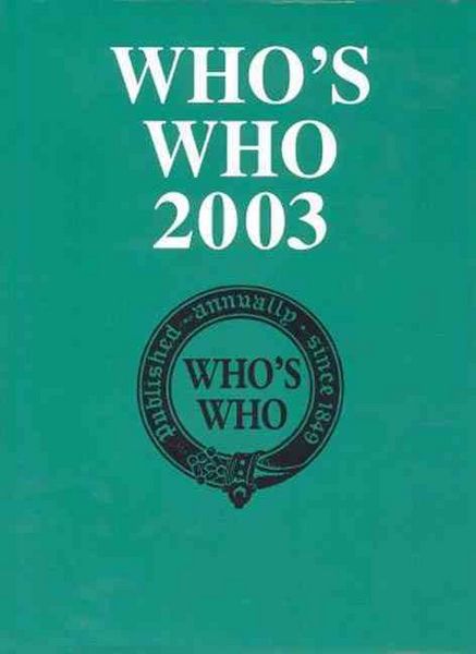 Produktbild: Who's Who 2003, 155th Edition
