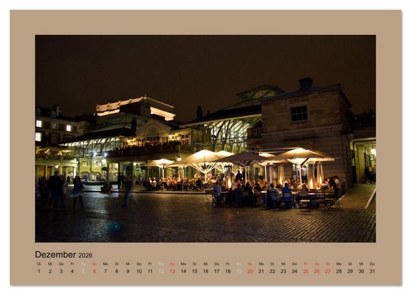 Produktbild: London (Tischkalender 2026 DIN A5 quer), CALVENDO Monatskalender
