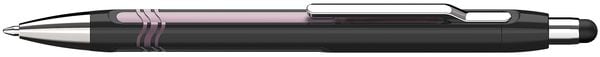 Schneider Kugelschreiber Epsilon Touch, schwarz-pink, Mine 755 XB blau