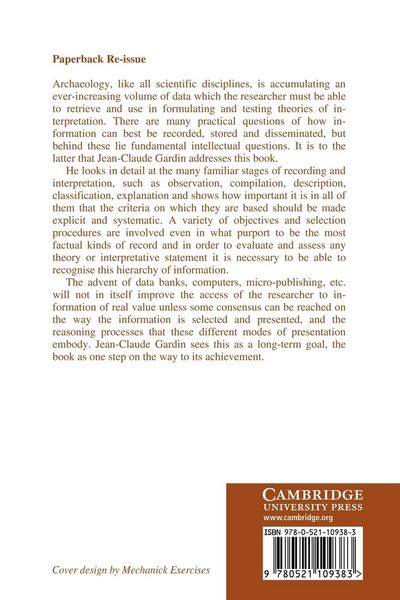 Produktbild: Archaeological Constructs