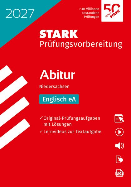 Produktbild: STARK Englisch eA - Abitur 2027 Niedersachsen - Pr&uuml;fungsvorbereitung