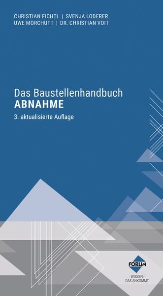 Produktbild: Das Baustellenhandbuch Abnahme