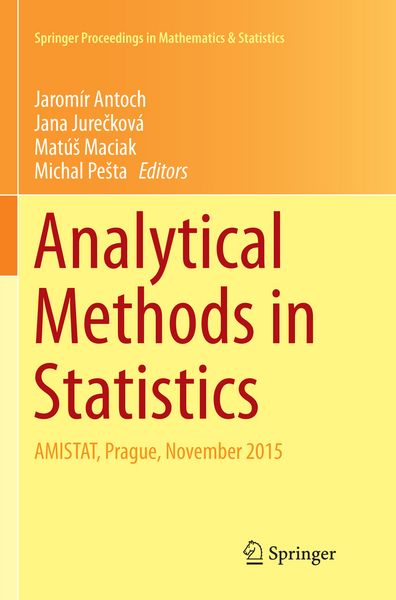 Produktbild: Analytical Methods in Statistics