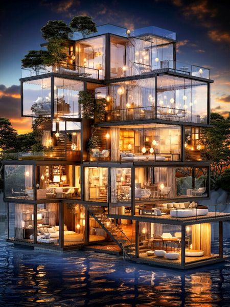 Produktbild: CALVENDO Puzzle Architektur der Zukunft | 1000 Teile Lege-Gr&ouml;&szlig;e 64x48cm Foto-Puzzle f&uuml;r gl&uuml;ckliche Stunden