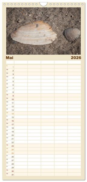 Produktbild: Familienplaner 2026 - Sankt Peter-Ording. Sonne - Strand - Meer mit 5 Spalten (Wandkalender, 21 x 45 cm) CALVENDO