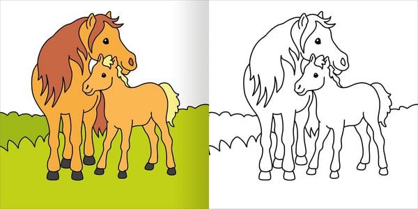 Produktbild: Mein erstes dickes Malbuch ab 2 &ndash; Tierkinder