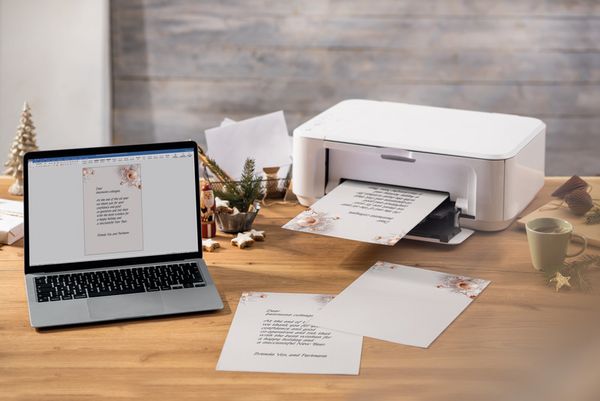 Produktbild: W'Designpapier Christm.rose A4