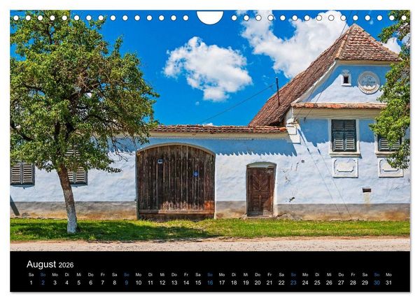 Produktbild: Siebenb&uuml;rgen &ndash; Die malerischsten Bauernh&auml;user (Wandkalender 2026 DIN A4 quer), CALVENDO Monatskalender