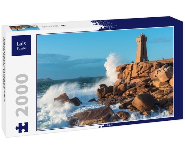 Produktbild: Lais Puzzle Leuchtturm von Ploumanach, Perros-Guirec, Bretagne 2000 Teile