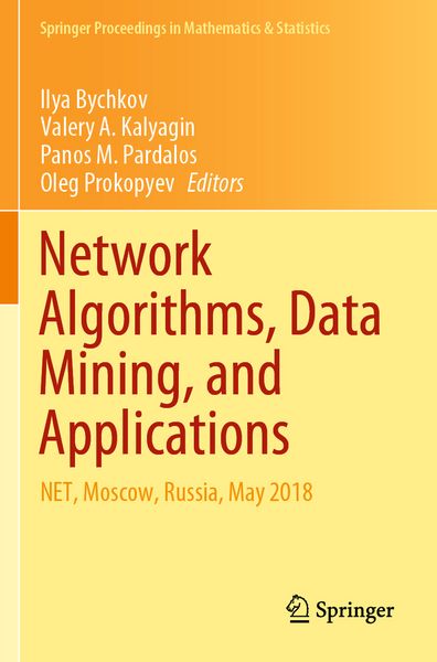 Produktbild: Network Algorithms, Data Mining, and Applications