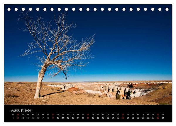Produktbild: Die Landschaften Nordamerikas (Tischkalender 2026 DIN A5 quer), CALVENDO Monatskalender