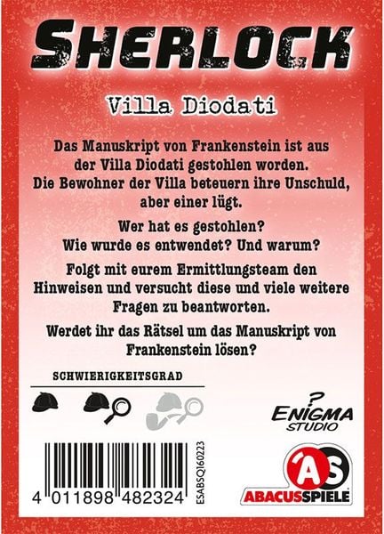 Produktbild: Sherlock: Villa Diodati