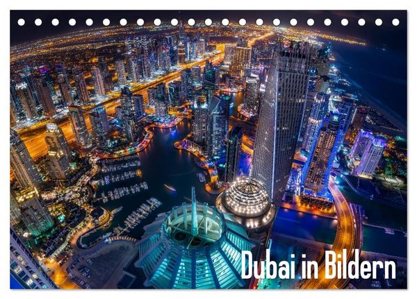 Produktbild: Dubai in Bildern (Tischkalender 2026 DIN A5 quer), CALVENDO Monatskalender