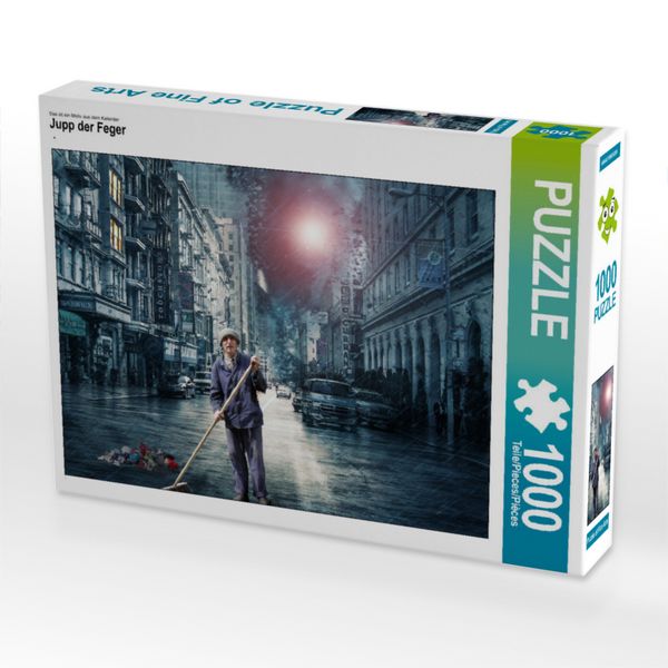 Produktbild: CALVENDO Puzzle Jupp der Feger | 1000 Teile Lege-Gr&ouml;&szlig;e 64x48cm Foto-Puzzle f&uuml;r gl&uuml;ckliche Stunden