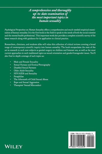 Produktbild: Szuchman: Psychological Perspectives on Human Sexuality