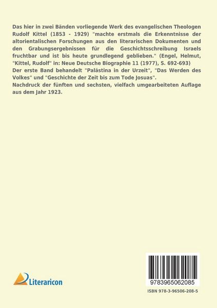 Produktbild: Geschichte des Volkes Israel