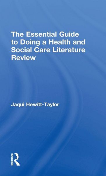 Produktbild: The Essential Guide to Doing a Health and Social Care Literature Review
