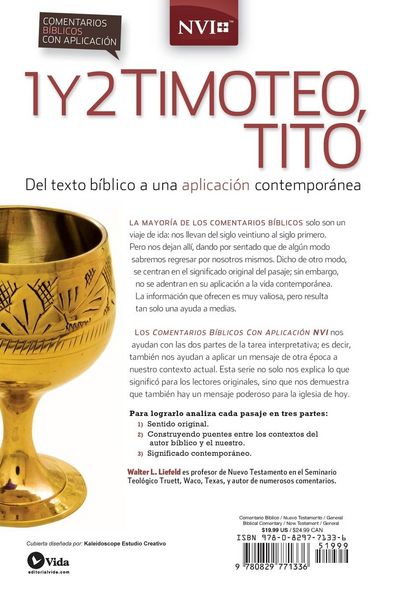 Produktbild: Los Comentario B&iquest;&iquest;blico Con Aplicaci&iquest;&iquest;n NVI 1 Y 2 Timoteo, Tito