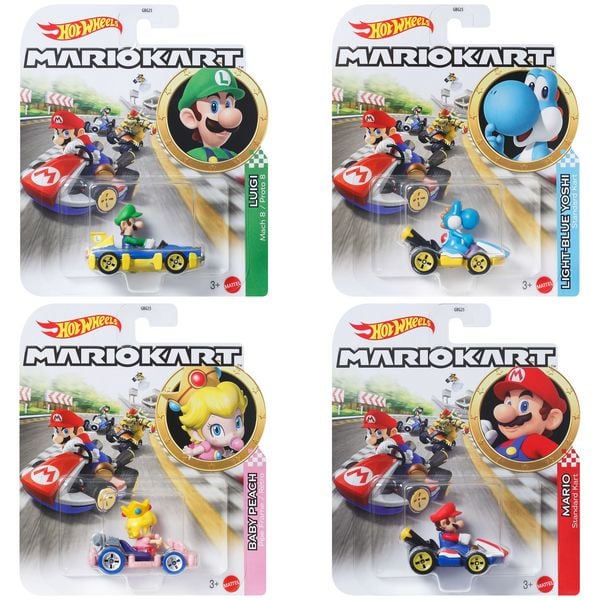 Produktbild: Hot Wheels Mario Kart 1:64 Die-Cast Sortiment