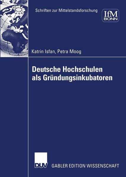 Produktbild: Deutsche Hochschulen als Gr&uuml;ndungsinkubatoren