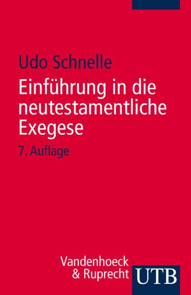 Produktbild: Einf&uuml;hrung in die neutestamentliche Exegese