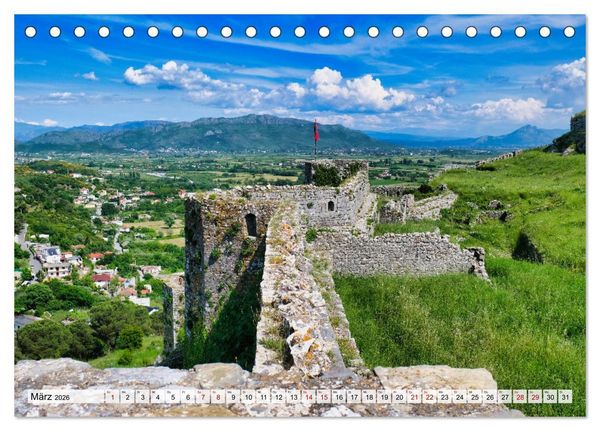 Produktbild: Faszinierendes Albanien (Tischkalender 2026 DIN A5 quer), CALVENDO Monatskalender