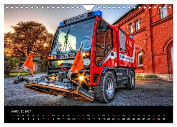 Produktbild: Feuerwehr Braunschweig (Wandkalender 2027 DIN A4 quer), CALVENDO Monatskalender