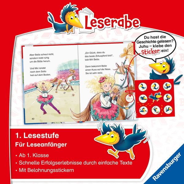 Produktbild: Leserabe 1. Lesestufe - Pferdegeschichten