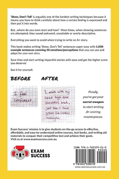 Produktbild: 1,000 Example Sentences to Help You 'Show' Not 'Tell' in Writing