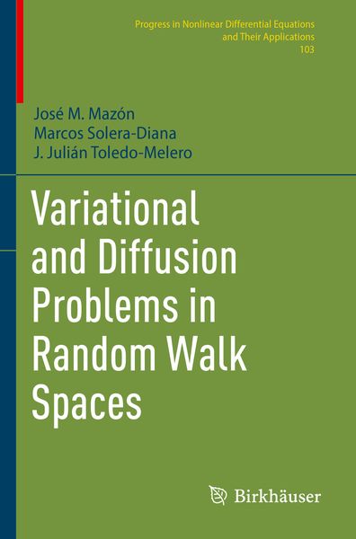 Produktbild: Variational and Diffusion Problems in Random Walk Spaces