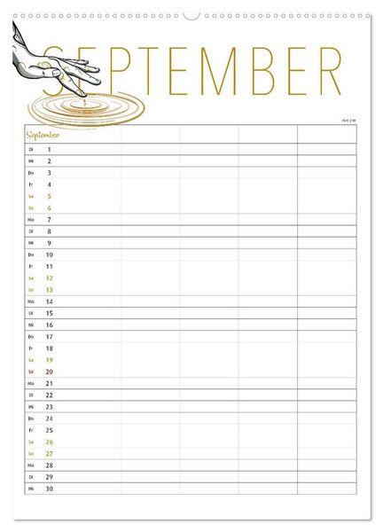 Produktbild: Fantastica Familienkalender miomanda (hochwertiger Premium Wandkalender 2026 DIN A2 hoch), Kunstdruck in Hochglanz