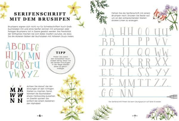 Produktbild: Handlettering Mixed Paper Block Cottage Dreams - Gelb, Gr&uuml;n, Blau, Rosa, Rot - A6