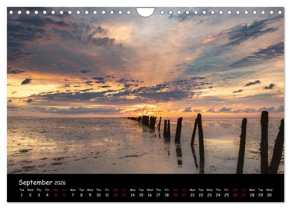 Produktbild: Moody calendar (Wall Calendar 2026 DIN A4 landscape), CALVENDO 12 Month Wall Calendar