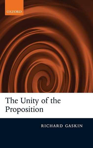 Produktbild: The Unity of the Proposition