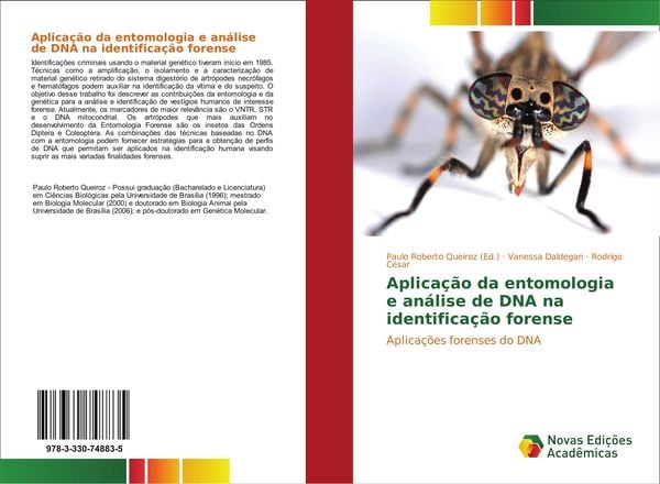 Produktbild: Aplica&ccedil;&atilde;o da entomologia e an&aacute;lise de DNA na identifica&ccedil;&atilde;o forense