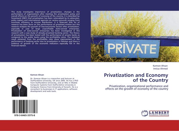 Produktbild: Privatization and Economy of the Country