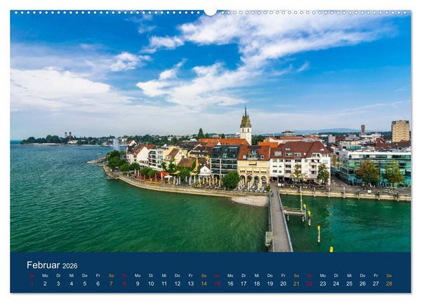 Produktbild: Ansichten vom Bodensee (Wandkalender 2026 DIN A2 quer), CALVENDO Monatskalender