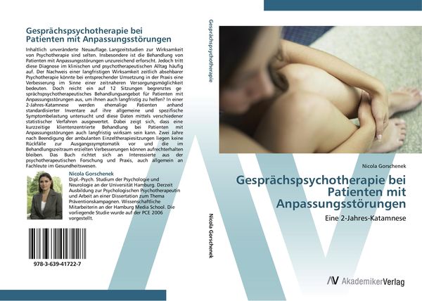 Produktbild: Gespr&auml;chspsychotherapie bei Patienten mit Anpassungsst&ouml;rungen