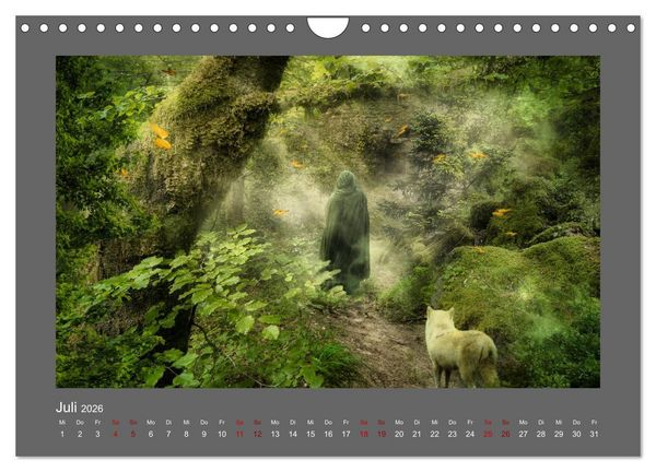 Produktbild: Weg des Zauberers (Wandkalender 2026 DIN A4 quer), CALVENDO Monatskalender