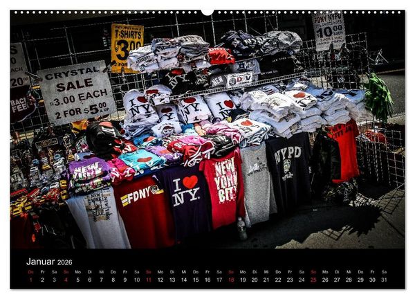 Produktbild: New York feeling (Wandkalender 2026 DIN A2 quer), CALVENDO Monatskalender