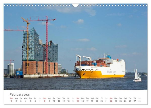 Produktbild: Hamburg / UK-Version (Wall Calendar 2026 DIN A3 landscape), CALVENDO 12 Month Wall Calendar