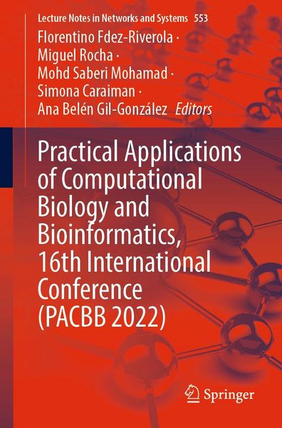 Produktbild: Practical Applications of Computational Biology and Bioinformatics, 16th International Conference (PACBB 2022)