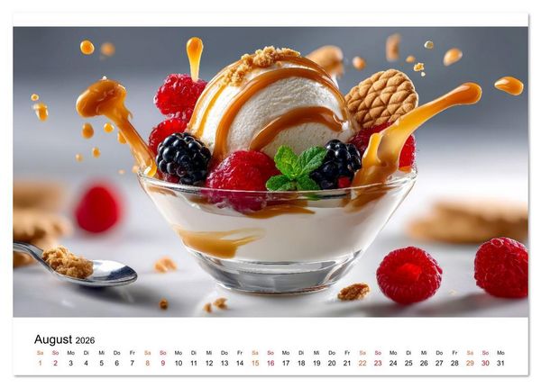 Produktbild: EIS dich gl&uuml;cklich (Tischkalender 2026 DIN A5 quer), CALVENDO Monatskalender