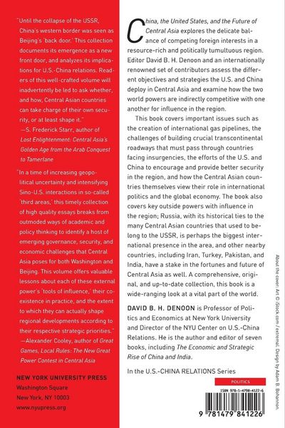 Produktbild: China, The United States, and the Future of Central Asia