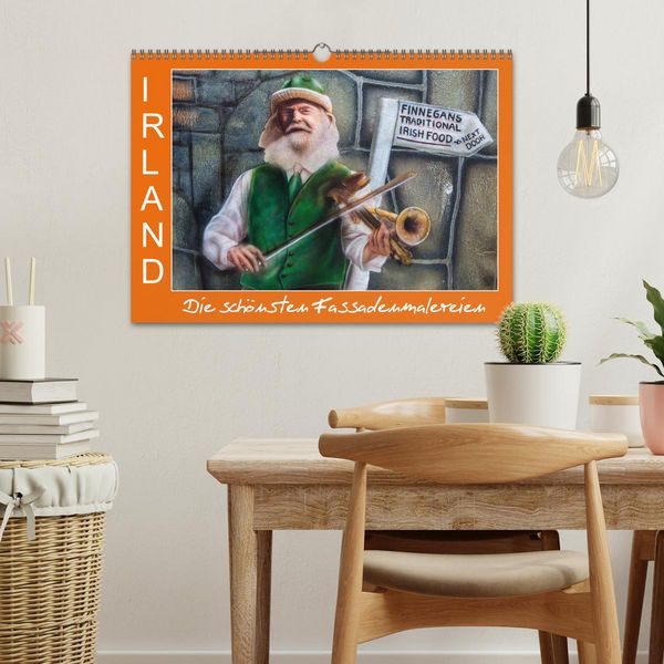 Produktbild: IRLAND - Die sch&ouml;nsten Fassadenmalereien (Wandkalender 2026 DIN A3 quer), CALVENDO Monatskalender