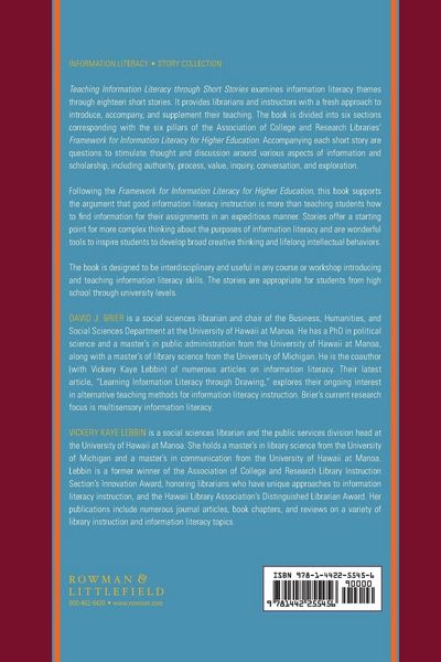 Produktbild: Teaching Information Literacy through Short Stories