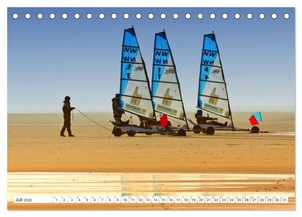Produktbild: ST. PETER ORDING Strand und Meer (Tischkalender 2026 DIN A5 quer), CALVENDO Monatskalender