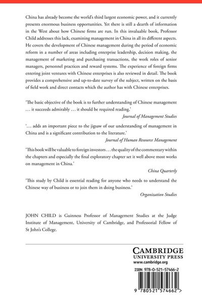 Produktbild: Management in China During the Age of Reform